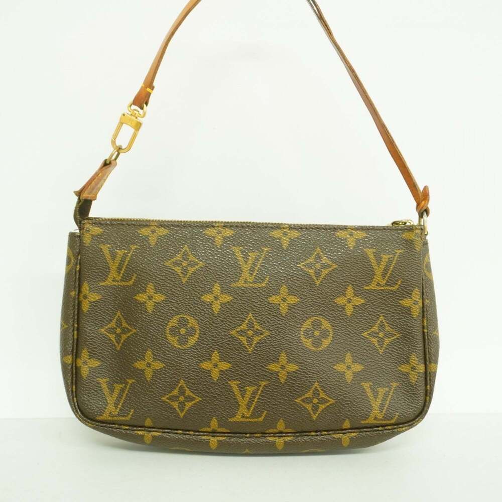 LOUIS VUITTON Brown Monogram Pochette Pouch - Picture 9 of 9
